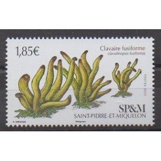 Buy this stamp of Saint-Pierre et Miquelon of the year 2023 (Claviaire fusiforme).