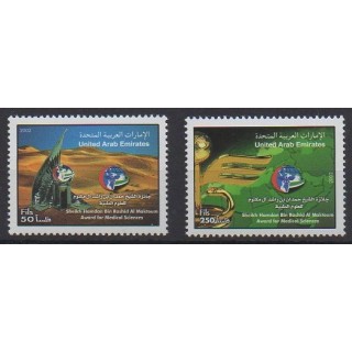 Buy this set of stamps of United Arab Emirates of the year 2002 (Nb 675/676).