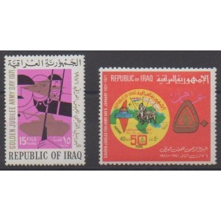 Buy this set of stamps of Iraq of the year 1971 (Nb 611/612).