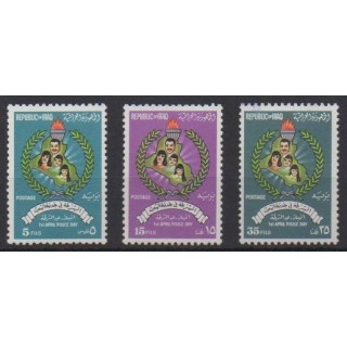 Acheter cette série de timbres d'Irak de l'année 1976 (No 791/793).