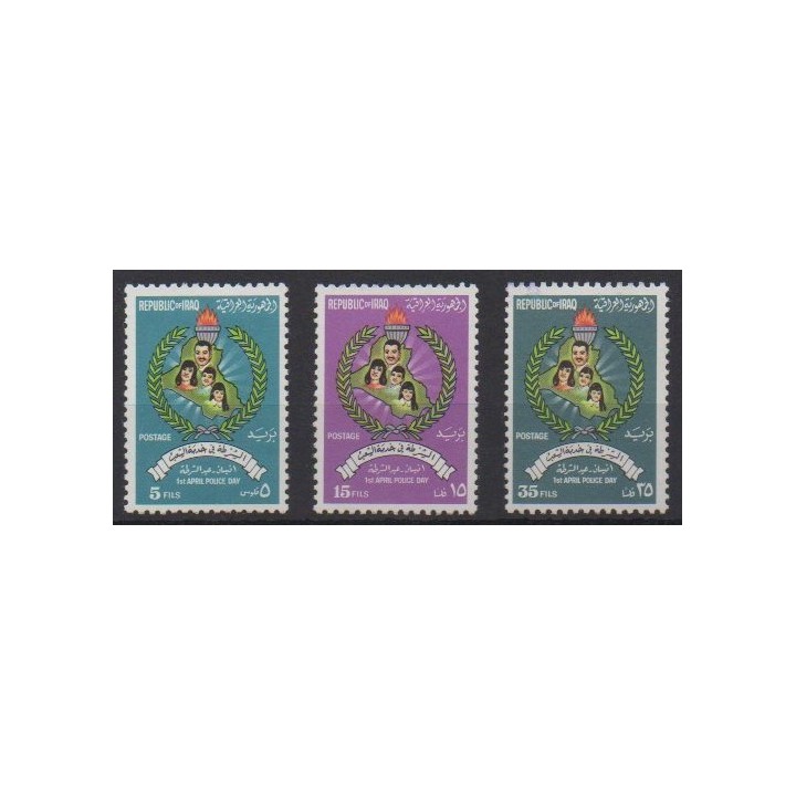 Buy this set of stamps of Iraq of the year 1976 (Nb 791/793).