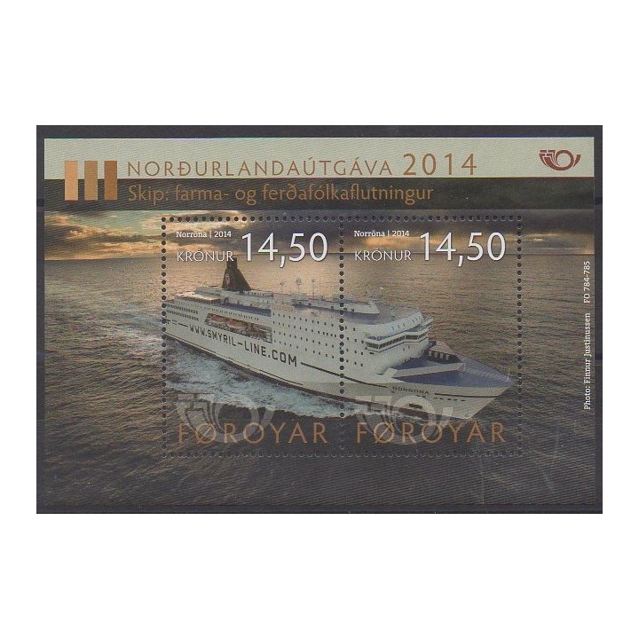 Buy this souvenir sheet  of Faroe Islands of the year 2014 (Nb F798).