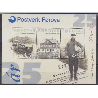 Buy this souvenir sheet  of Faroe Islands of the year 2001 (Nb BF10).