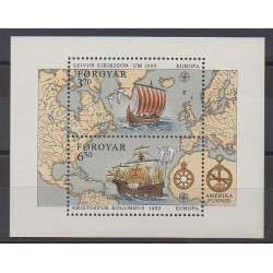 Faroe (Islands) - 1992 - Nb BF5 - Christophe Colomb - Europa