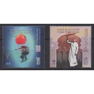 Acheter cette série de timbres des Emirats arabes unis de l'année 2013 (No 1093/1094).