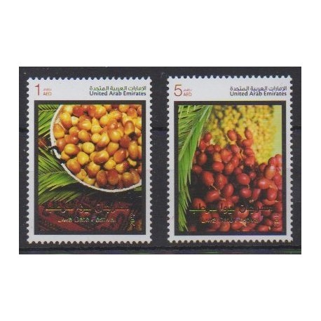 United Arab Emirates - 2012 - Nb 1044/1045 - Fruits or vegetables