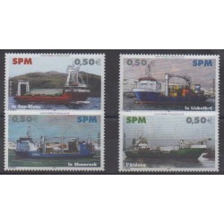 Saint-Pierre and Miquelon - 2004 - Nb 823/826 - Boats