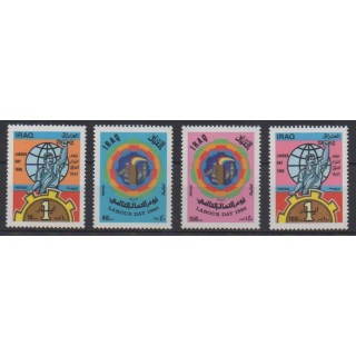 Acheter cette série de timbres d'Irak de l'année 1986 (No 1191/1194).