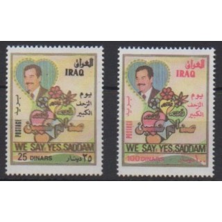 Buy this set of stamps of Iraq of the year 1997 (Nb 1408/1409).