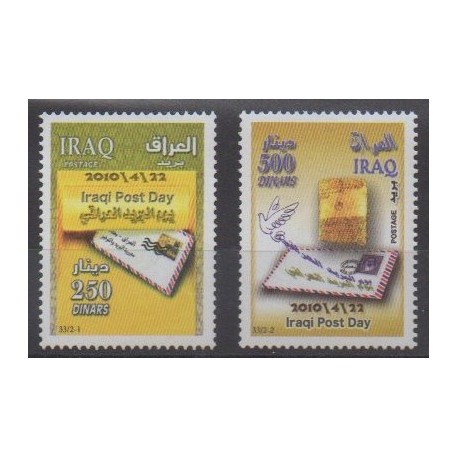 Irak - 2010 - No 1606/1607 - Service postal