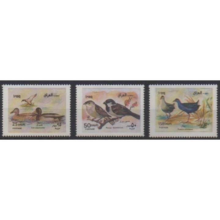 Acheter cette série de timbres d'Irak de l'année 2000 (No 1436/1438).