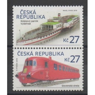 Stamps - Czech (Republic) - 2016 - Nb 793/794 - Boats