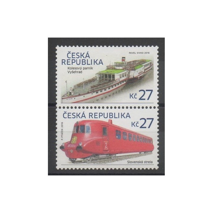 Stamps - Czech (Republic) - 2016 - Nb 793/794 - Boats