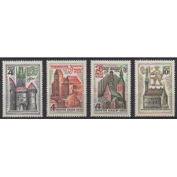 Russia - 1973 - Nb 3998/4001 - Monuments