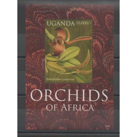 Ouganda - 2012 - No BF 373D - Orchidées