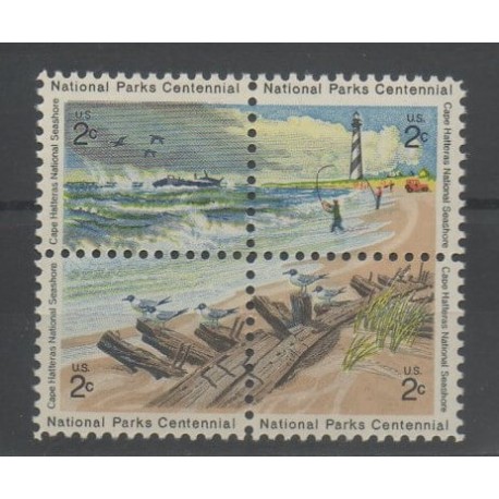 Timbres - États-Unis - 1972 - No 948/951 - Phares