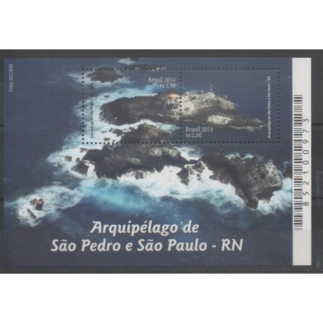 Brazil - 2014 - Nb BF 166 - Lighthouses