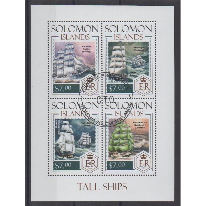 Buy this set of stamps of Solomon Islands of the year 2014 (Nb 2040/2043). - Used