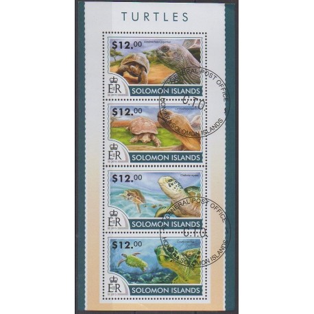 Solomon (Islands) - 2015 - Nb 2640/2643 - Turtles - Used