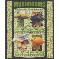 Solomon (Islands) - 2016 - Nb 3013/3016 - Mushrooms - Used