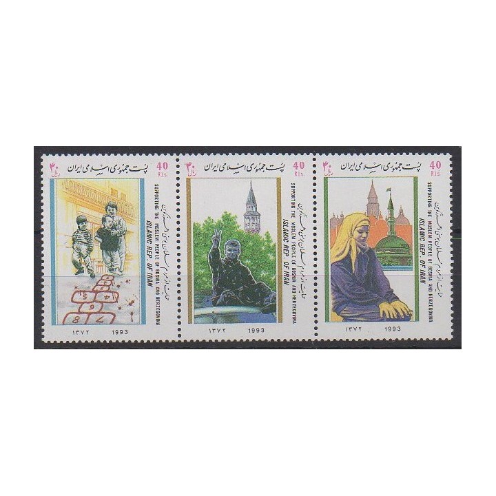 Buy this set of stamps of Iran of the year 1993 (Nb 2356/2358).
