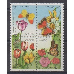 Ir. - 1993 - No 2319/2322 - Fleurs - Insectes