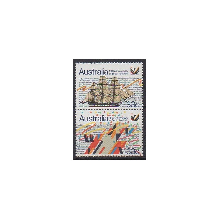 Acheter cette série de timbres d'Australie de l'année 1986 (No 934/935).