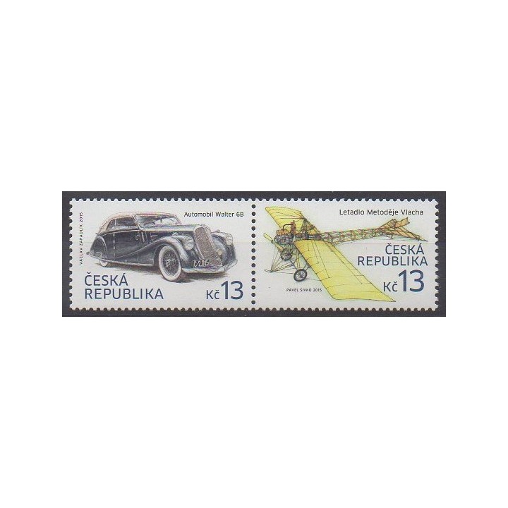 Buy this set of stamps of Republic Czech of the year 2015 (Nb 763/764).
