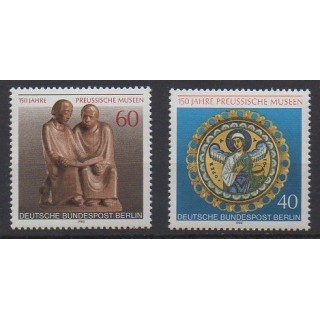 Acheter cette série de timbres de l'Allemagne occidentale (RFA - Berlin) de l'année 1980 (No 586/587).