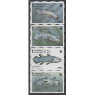 Acheter cette série de timbres des Comores de l'année 1998 (No 820/823).