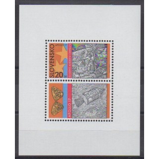 Acheter ce bloc-feuillet de Slovaquie de l'année 2002 (No BF19).