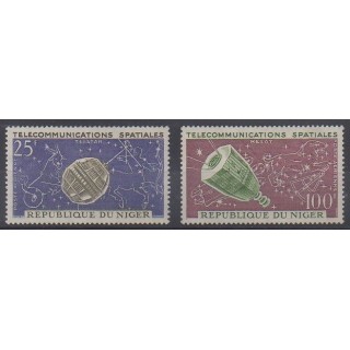 Buy these stamps of Niger of the year 1964 (Nb PA36/PA37).