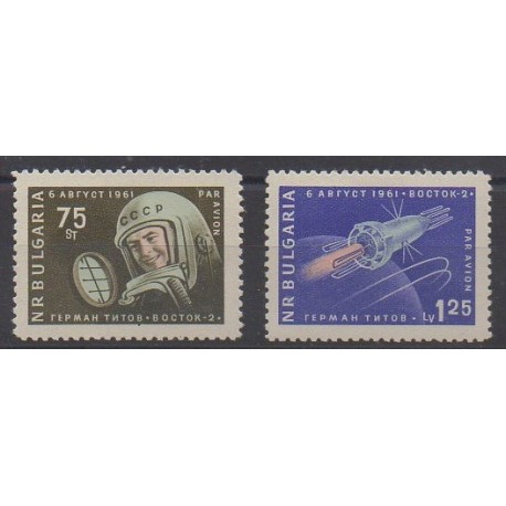 Bulgaria - 1961 - Nb PA83/PA84 - Space