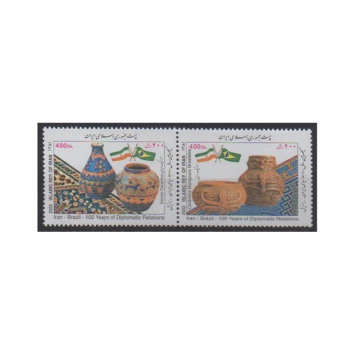 Buy this set of stamps of Iran of the year 2002 (Nb 2636/2637).