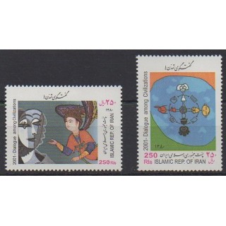 Buy this set of stamps of Iran of the year 2001 (Nb 2600/2601).