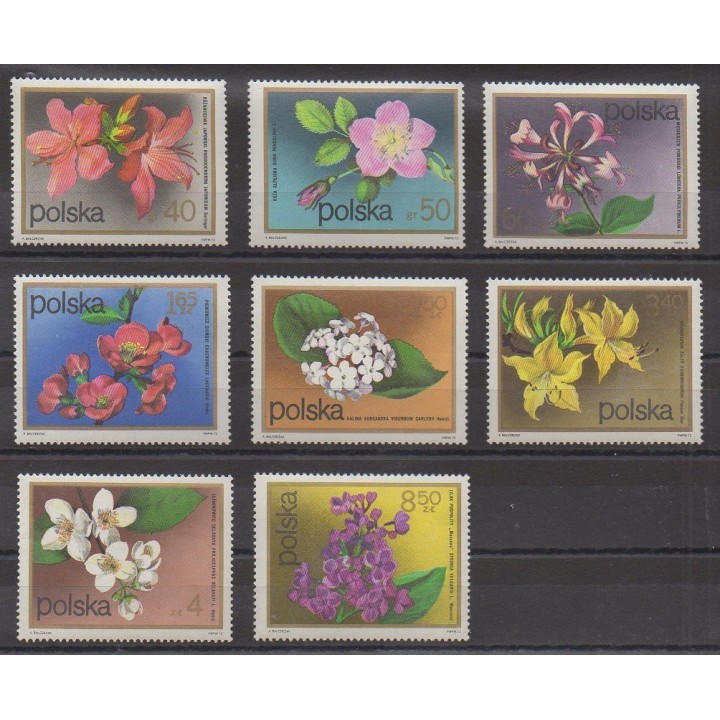 Acheter cette série de timbres de Pologne de l'année 1972 (No 2058/2065).
