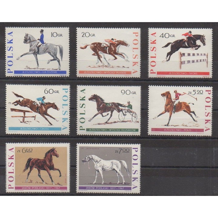 Buy this set of stamps of Poland of the year 1967 (Nb 1590/1597).