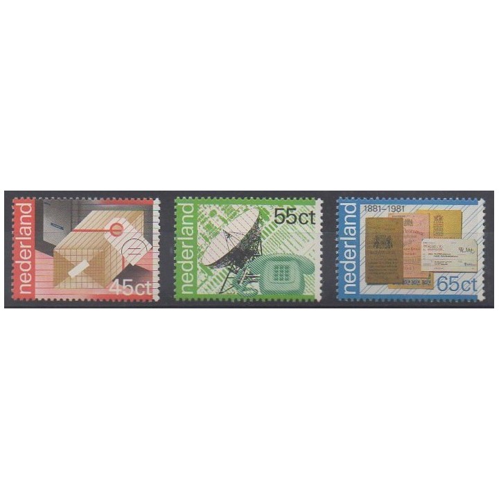 Buy this set of stamps of Netherlands of the year 1981 (Nb 1150/1152).