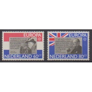 Acheter cette série de timbres des Pays-Bas de l'année 1980 (No 1138/1139).