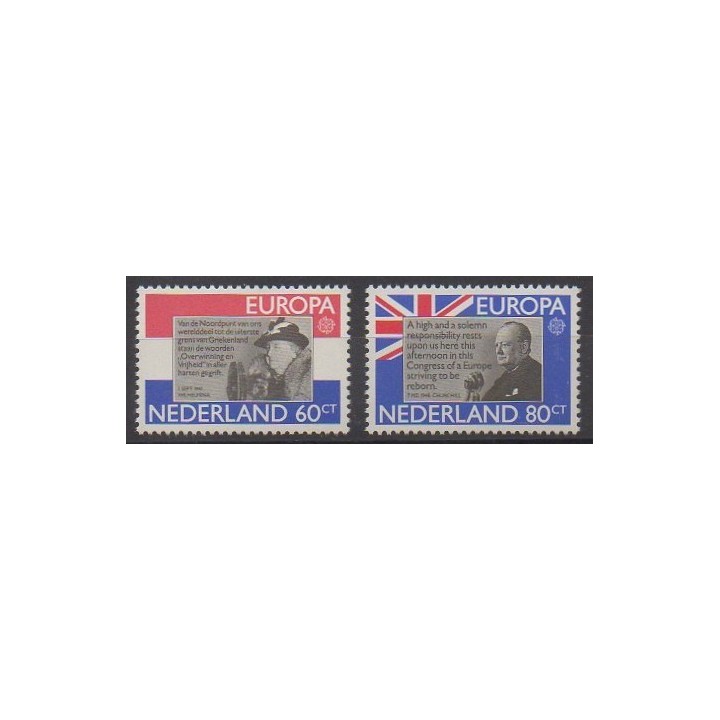 Buy this set of stamps of Netherlands of the year 1980 (Nb 1138/1139).