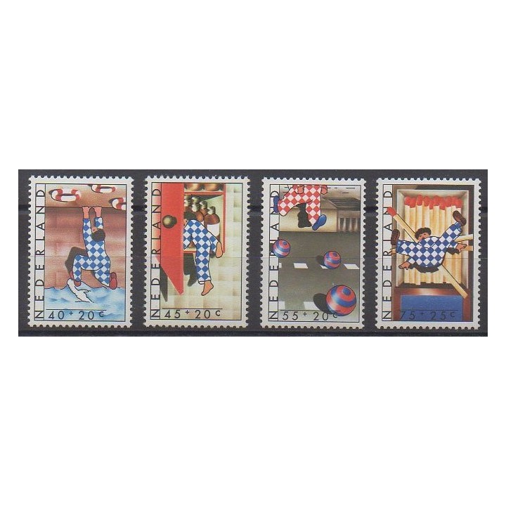 Acheter cette série de timbres des Pays-Bas de l'année 1977 (No 1080/1083).