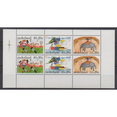 Netherlands - 1976 - Nb BF15 - Children's drawings