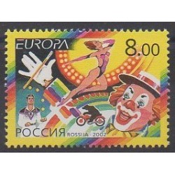 Russie - 2002 - No 6632 - Cirque ou magie - Europa