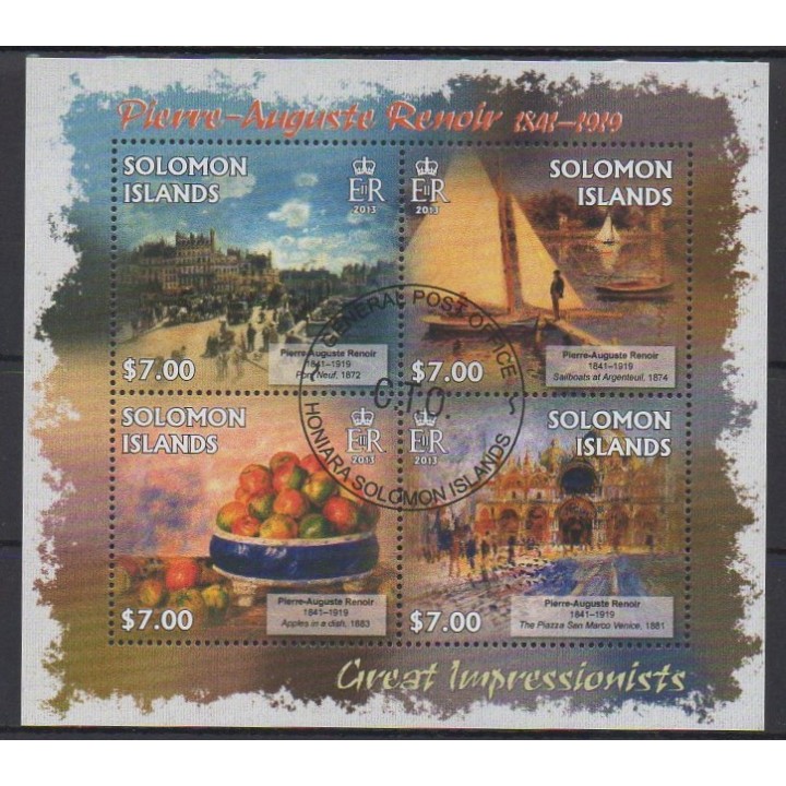 Buy this set of stamps of Solomon Islands of the year 2013 (Nb 1531/1534). - Used