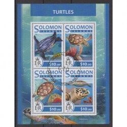 Solomon (Islands) - 2017 - Nb 3769/3772 - Turtles - Used