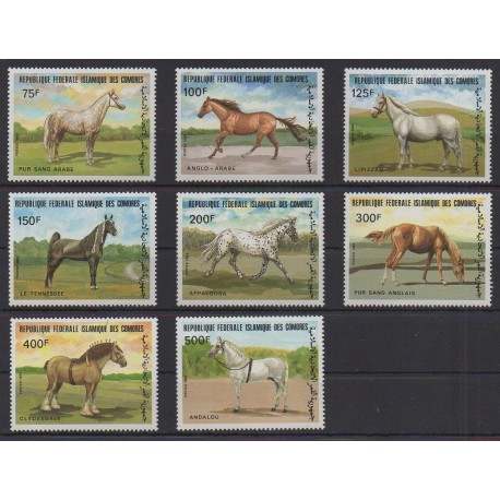 Comoros - 1983 - Nb 396/403 - Horses