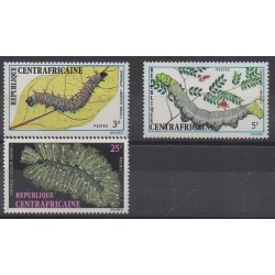 Centrafricaine (République) - 1973 - No 198/200 - Insectes