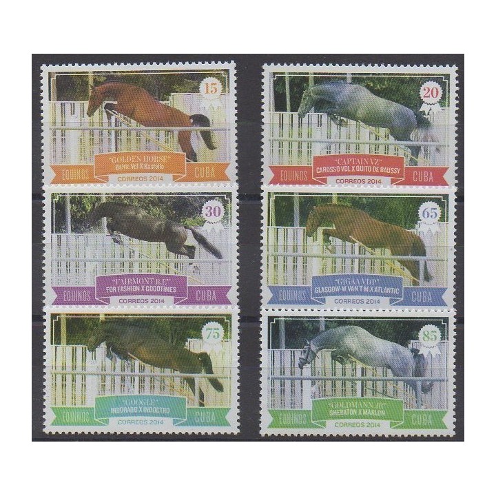 Acheter cette série de timbres  de l'année 2014 (No 5252/5257).