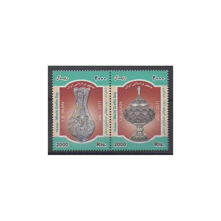 Buy this set of stamps of Iran of the year 2011 (Nb 2921/2922).