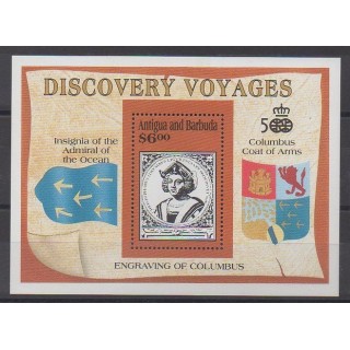 Buy this souvenir sheet  of Antigua and Barbuda of the year 1991 (Nb BF197).